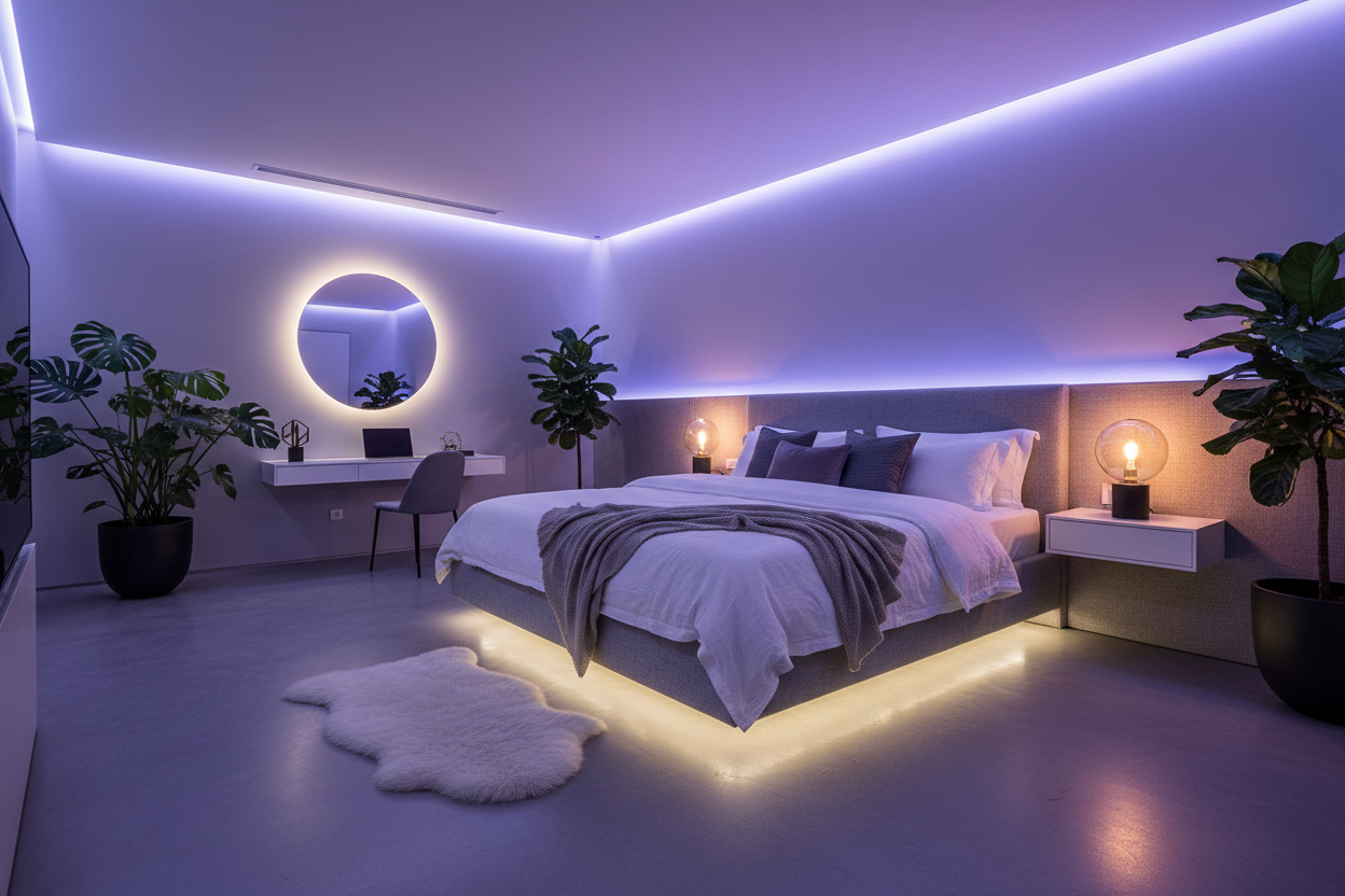 LED Bedroom Lighting
